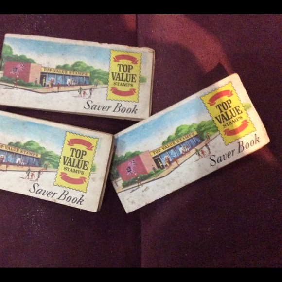 Vintage lot 3 Top Value Stamps saver books - Picture 1 of 3